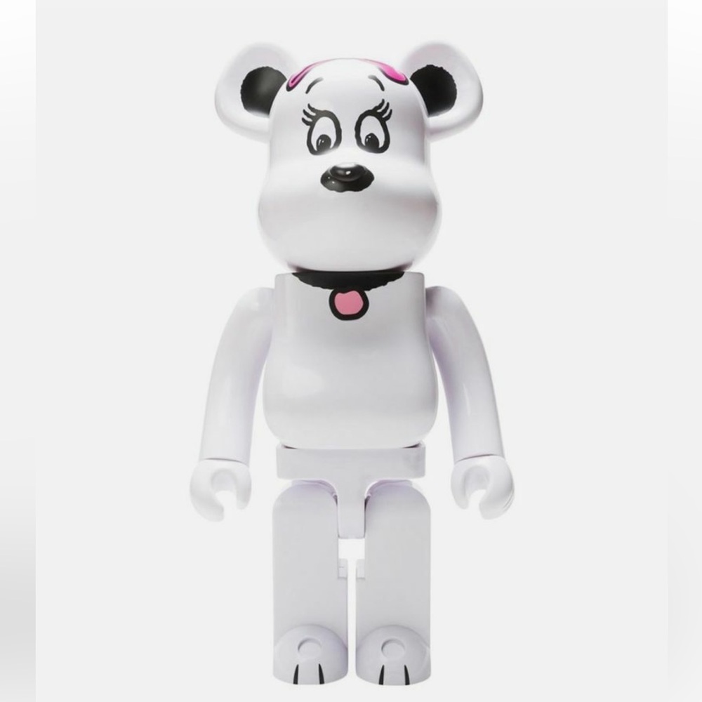 Belle Peanuts 400% Bearbrick Medicom BE@RBRICK Figure White Rare Limited Snoopy